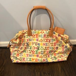 DOONEY & BOURKE HEART AND STAR DUFFLE
